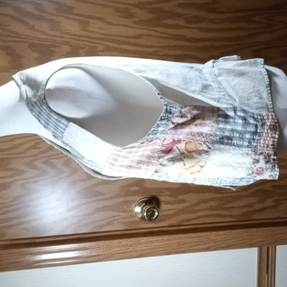 Casey & Max Cotton Patchwork Vest. Vintage - image 6